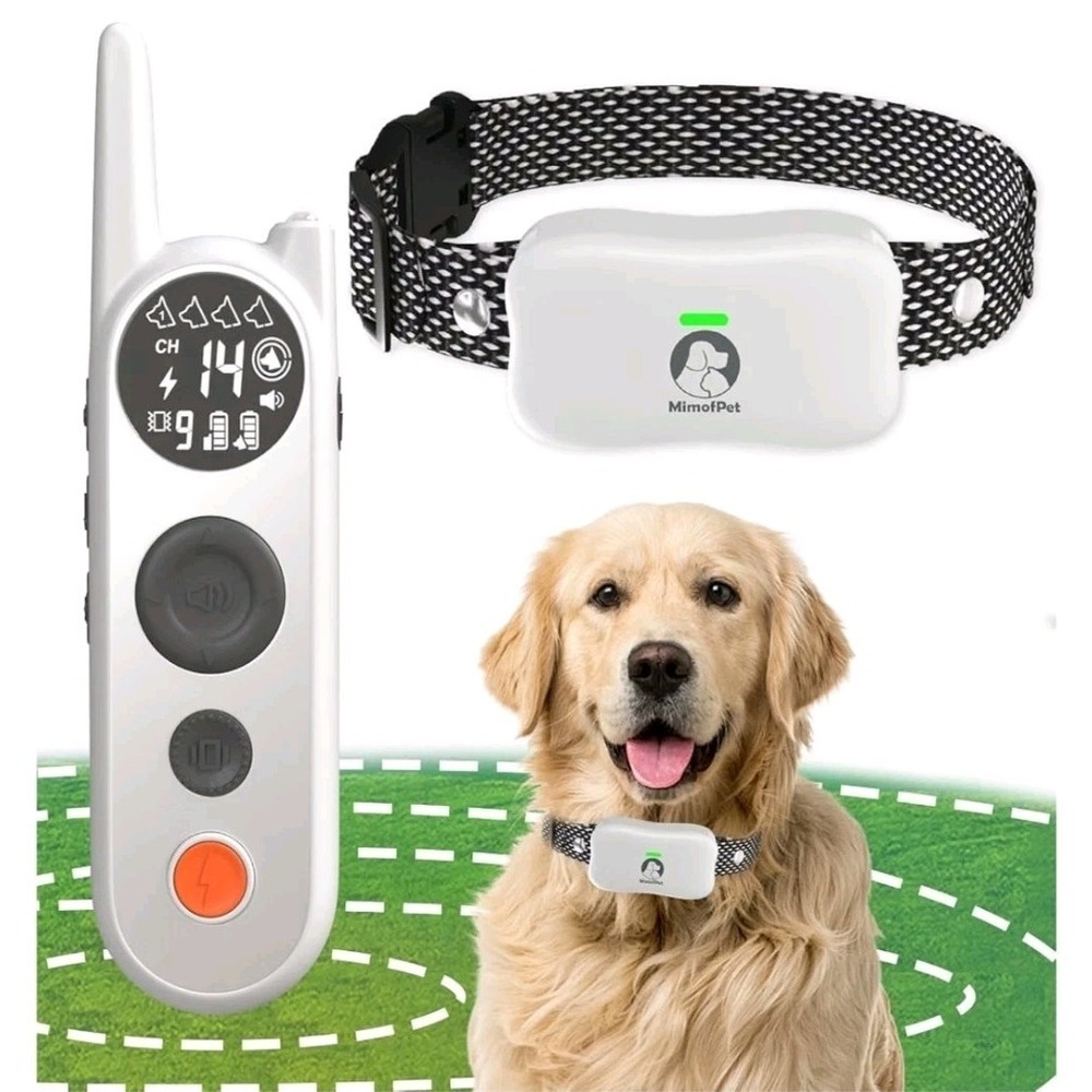 Wireless Dog Fence & Electronic Training Collar 3500' Fence 6100' Remote Trainin